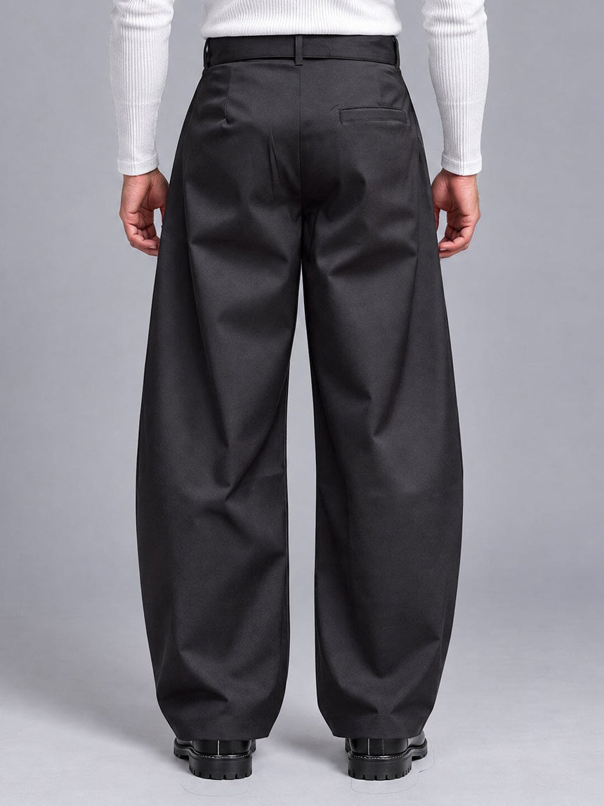 Black Barrel Korean Trousers Trousers Fugazee 