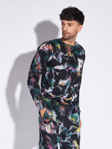 Multi Colour Tie and Dye Oversized Sweatshirt Sweatshirts Fugazee 