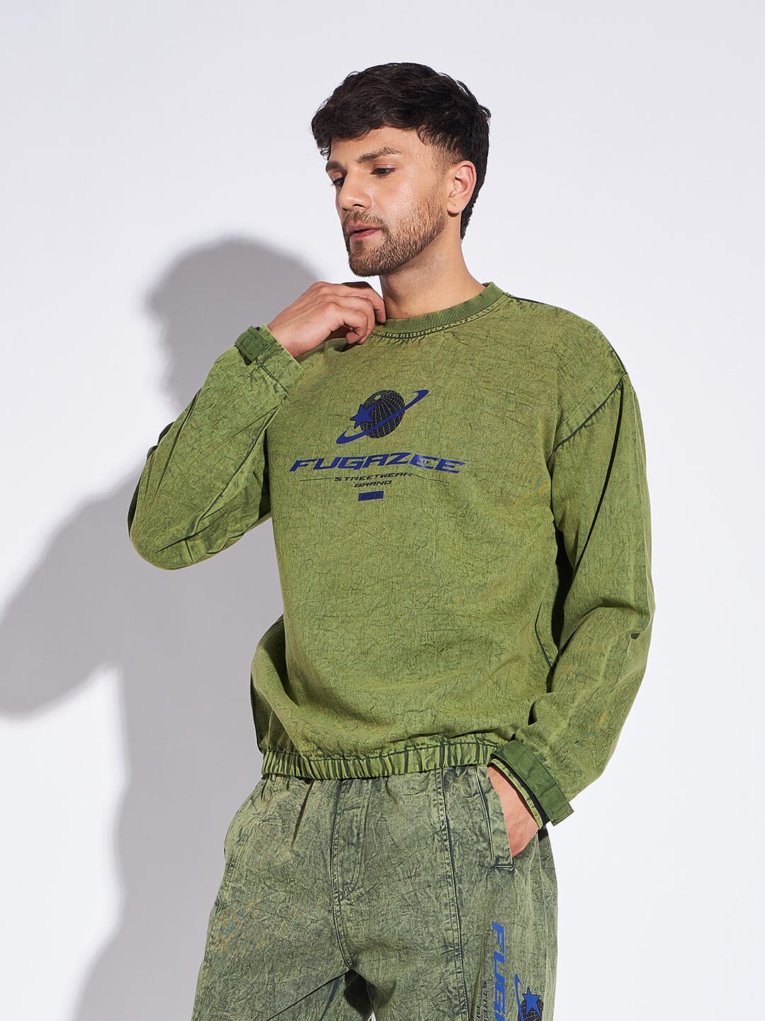 Washed sweatshirt deals