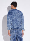Blue Acid Washed Sweatshirt