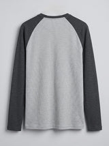 Shades Of Grey Ribbed Raglan Tshirt T-Shirts Fugazee 