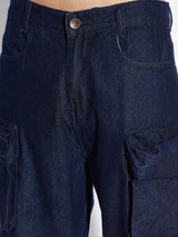 Dark Washed Denim Jacket and Jeans Clothing Set Clothing Set Fugazee 