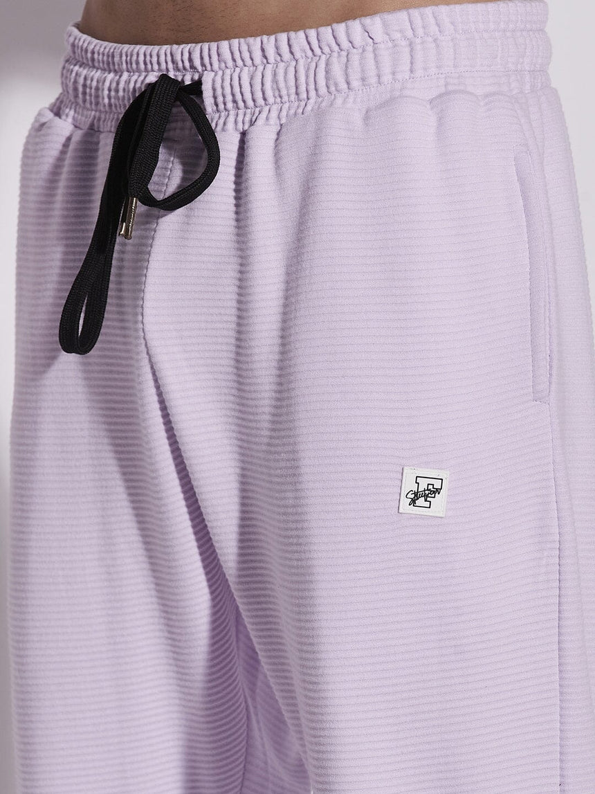 Lavender Pleated OverShirt And Pants Combo Set Clothing Set Fugazee 