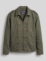 Olive Twill Heavyweight Harrington Cropped Jacket Jackets Fugazee 