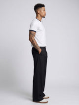 White Cropped Ringer Tshirt T-Shirts Fugazee 