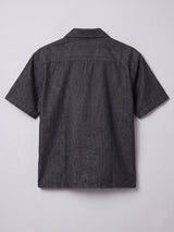 Black Sakura Denim Shirt Shirts Fugazee 