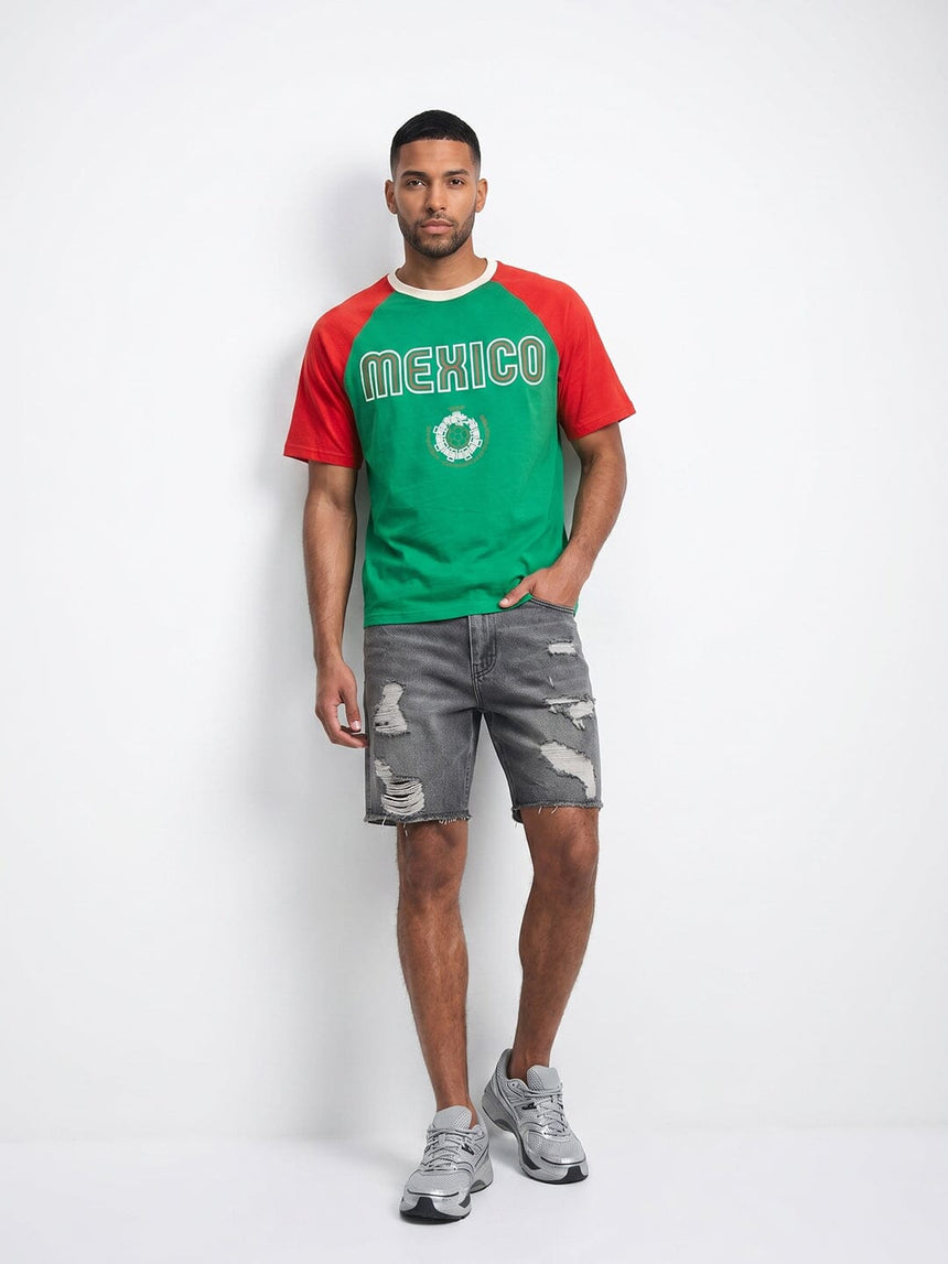 Mexico Retro Raglan Tshirt T-Shirts Fugazee 