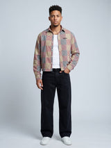 Checkered Patchwork Cropped Shirt Shirts Fugazee 