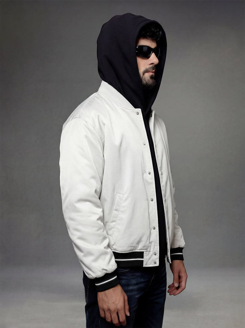 Black Fleece Hooded Scarf Scarf Fugazee 