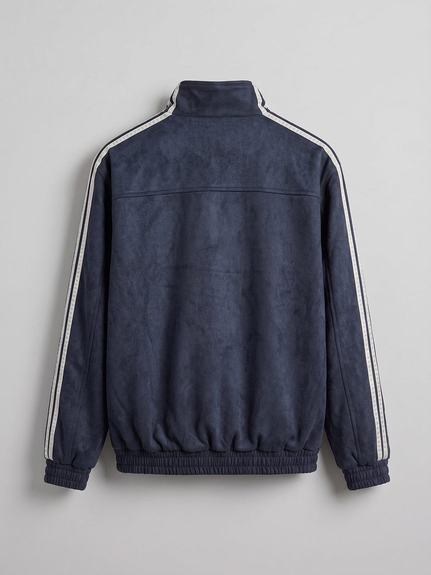 Navy CNY Suede Jacket Jackets Fugazee 