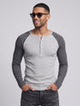Shades Of Grey Ribbed Raglan Tshirt T-Shirts Fugazee 