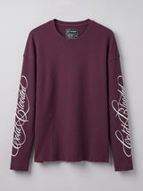 Maroon Cold Blooded Cropped Waffle Tshirt T-Shirts Fugazee 