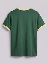 Bottle Green Ringer Tshirt T-Shirts Fugazee 