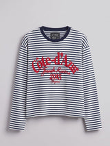Sailor Striped Graphic Sweatshirt Sweatshirts Fugazee 