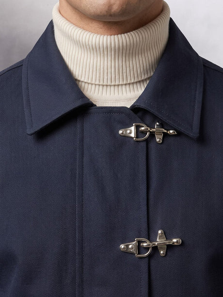 Navy Twill Fireman Clasp Jacket Jackets Fugazee 