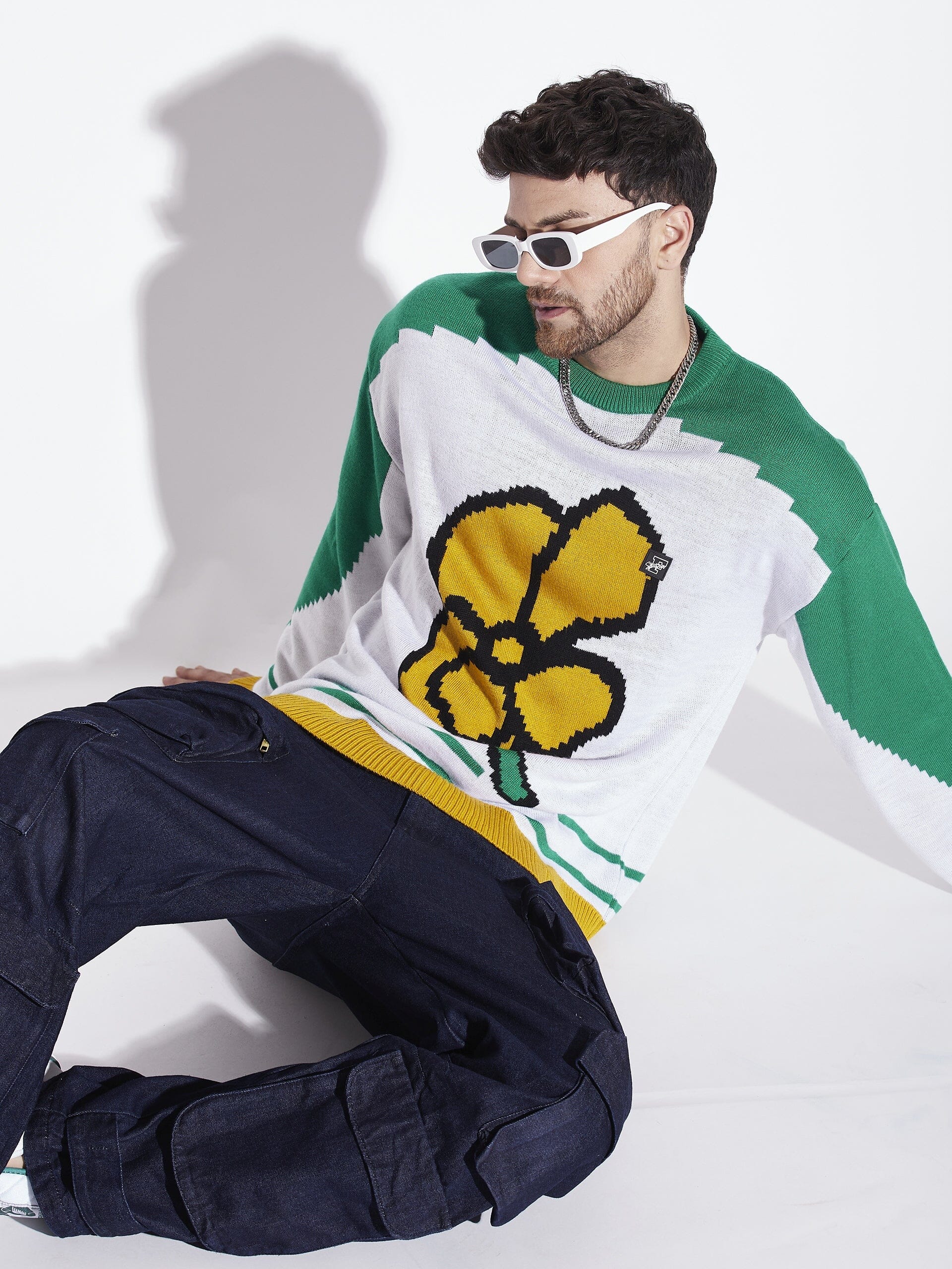 Mens on sale graphic sweater