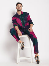 Navy Tri Colour Carpenter Pants Trousers Fugazee 