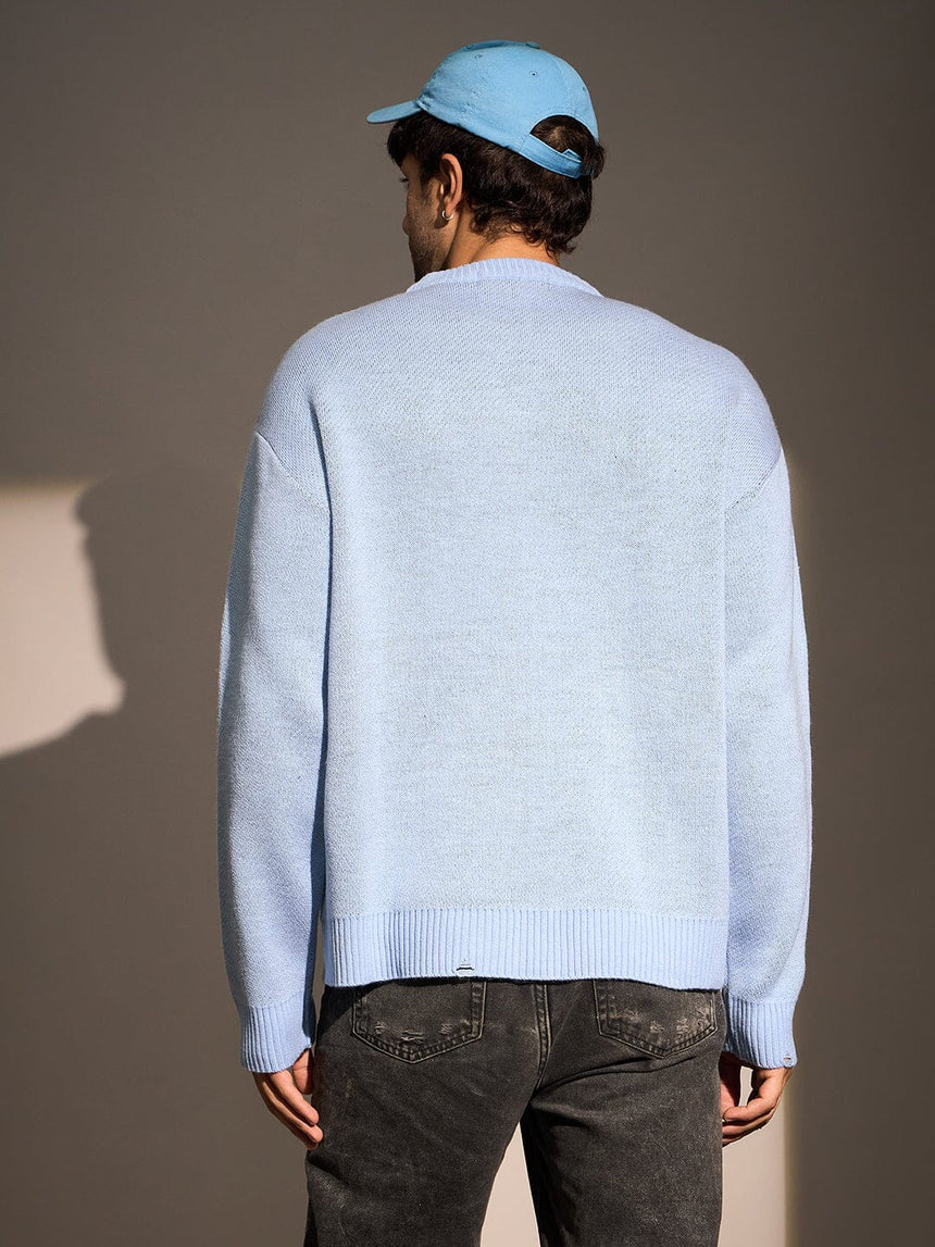 Sky Anime Oversized Sweater Sweaters Fugazee 