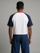 England Retro Football Cropped Tshirt T-Shirts Fugazee 