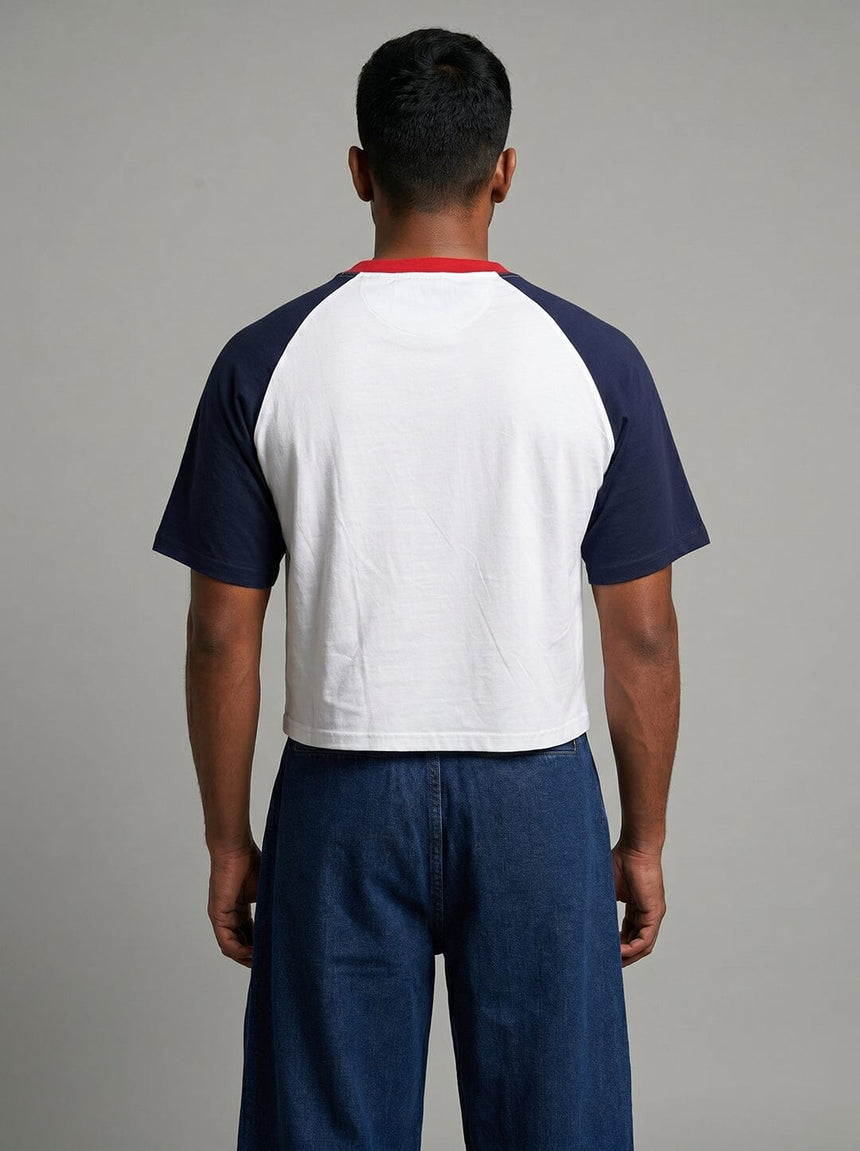 England Retro Football Cropped Tshirt T-Shirts Fugazee 