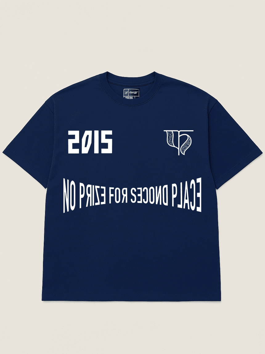 Navy Graphic Oversized Tshirt T-Shirts Fugazee 