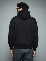 Black Tropical Tiger Embroidered Hoodie Sweatshirts Fugazee 