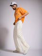White Mayan Embroidery Riveted Flared Denim Jeans Fugazee 