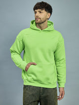 Neon Exoskeleton Quilted Oversized Hooded Sweatshirt Sweatshirts Fugazee 