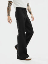 Black Highwaisted Bell Bottom Trousers Trousers Fugazee 