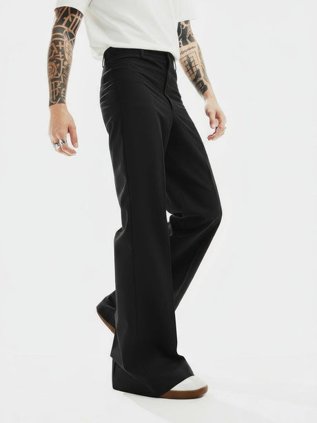 Black Highwaisted Bell Bottom Trousers Trousers Fugazee 