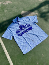 Blue Striped Short Sleeves Shirt Shirts Fugazee 