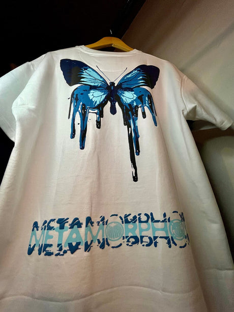 Drip Butterfly Oversized Tshirt T-shirts Fugazee 