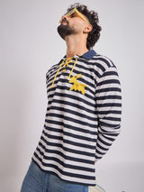 Sailor Stripes Longsleeve Polo Tshirt T-Shirts Fugazee 