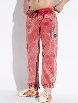 Amber Acid Washed Relaxed fit Trackpant Trackpants Fugazee 