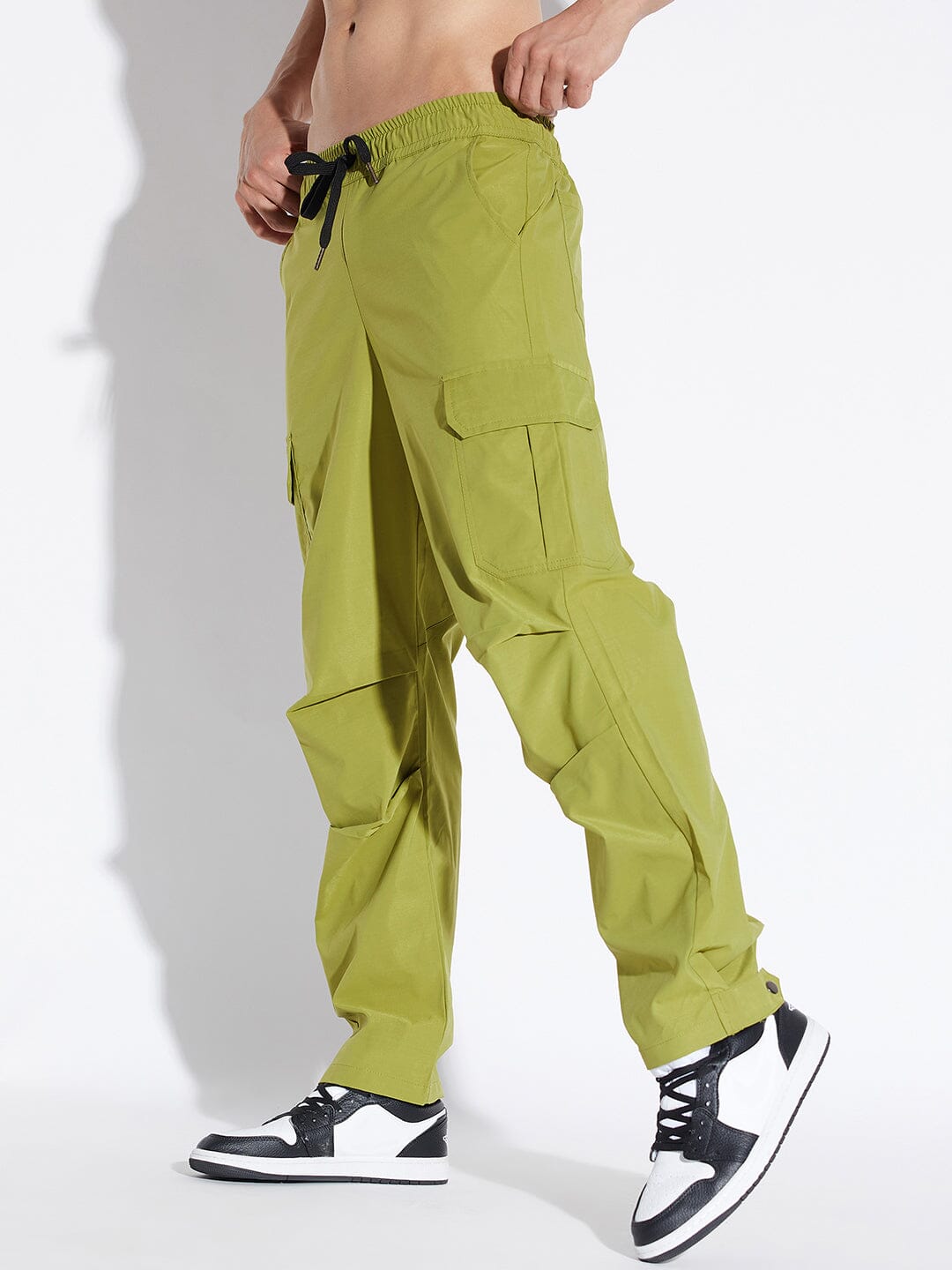 Buy Black, Olive Green Cargo Trouser for MEM (28) at Amazon.in