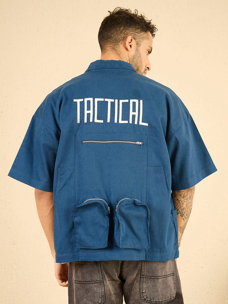 Ink Blue Tactical Shirt Shirts Fugazee 