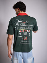 Olive Yatch Club Polo Tshirt T-Shirts Fugazee 