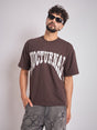 Brown Nocturnal Oversized Tshirt T-Shirts Fugazee 