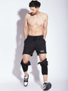 Black Ninja Detachable Jogger Shorts