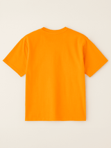 Orange Oversized Embroidery Tshirt T-Shirts Fugazee 