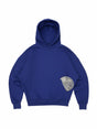 Royal Blue CD Embroidered Hooded Sweatshirt Sweatshirts Fugazee 