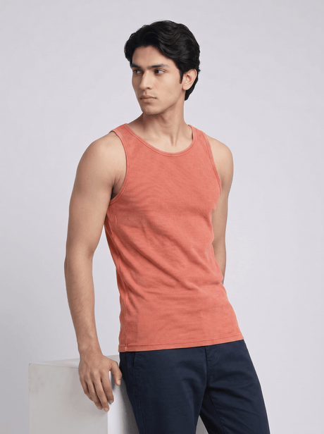 Amber Acid Ribbed Vest T-Shirts Fugazee 
