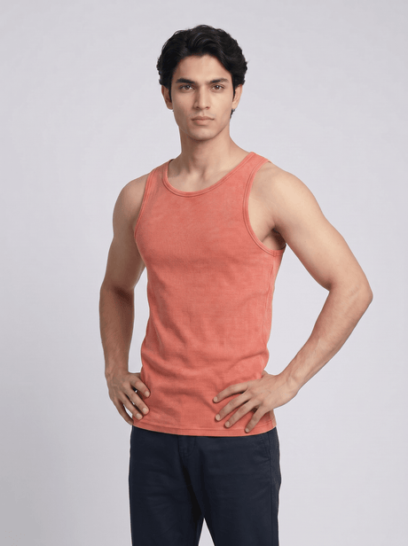 Amber Acid Ribbed Vest T-Shirts Fugazee 