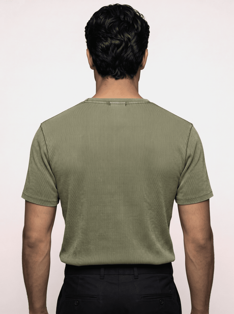 Foilage Acid Ribbed Henley Short Sleeves Tshirt T-Shirts Fugazee 