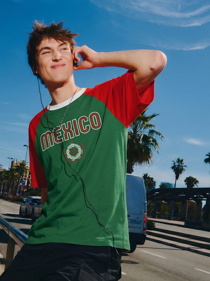 Mexico Retro Raglan Tshirt T-Shirts Fugazee 