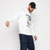 Future Graphic Oversized Hooded Sweatshirt