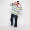 Custard Striped Polo Longsleeves Tee