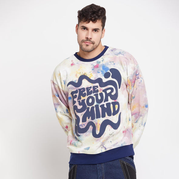 Tie Dye Graphic Sweatshirt