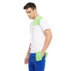White Lime Patch Crew Neck Tshirt