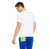 White Lime Patch Crew Neck Tshirt